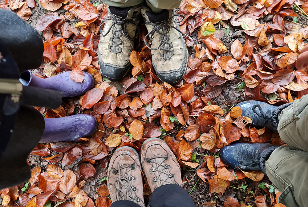 Marcher en famille