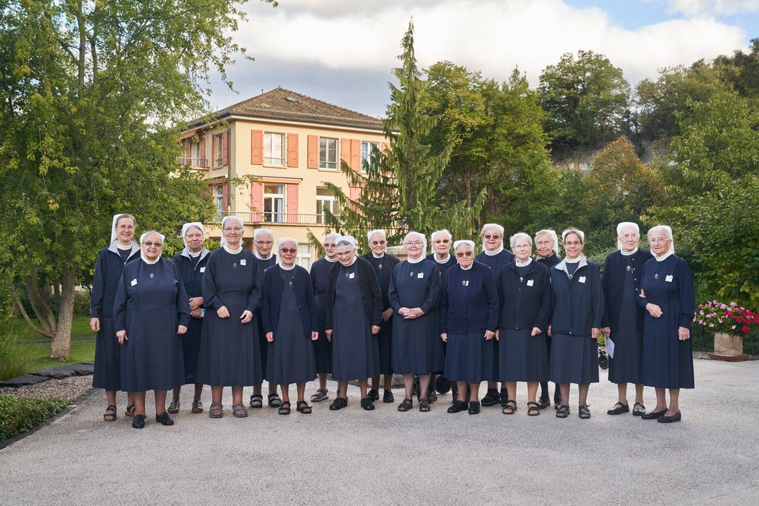 Les diaconesses de Saint-Loup à Pompaples en Suisse en 2022